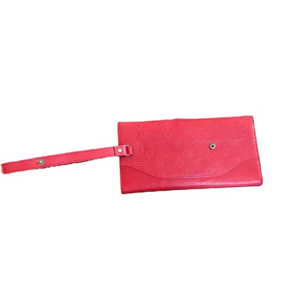 FORNARINA Pandora Leather Wallet, Clutch, Red - Picture 3 of 7